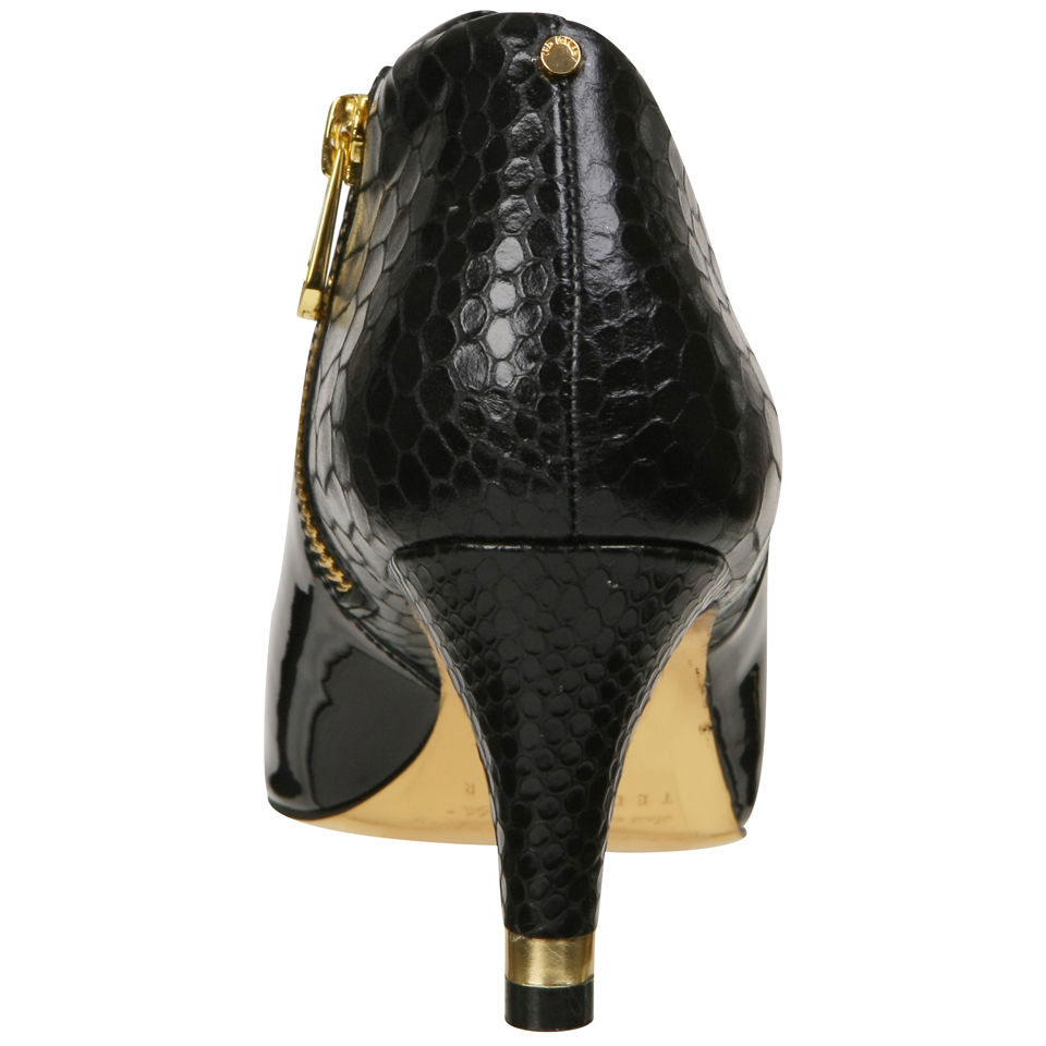 Ted baker black patent boots sales