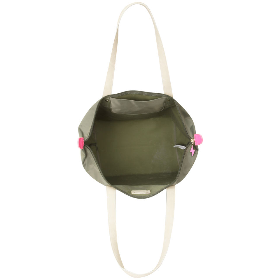 Paul's Boutique Betty Logo Print Tote Bag - Khaki