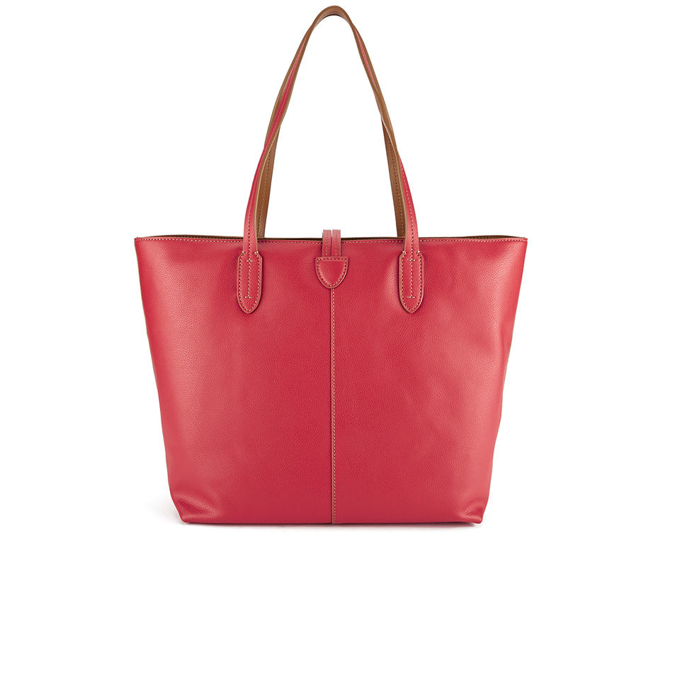 Lauren Ralph Lauren Women's Crawley Unlined Tote Bag - Poppy/Cuoio