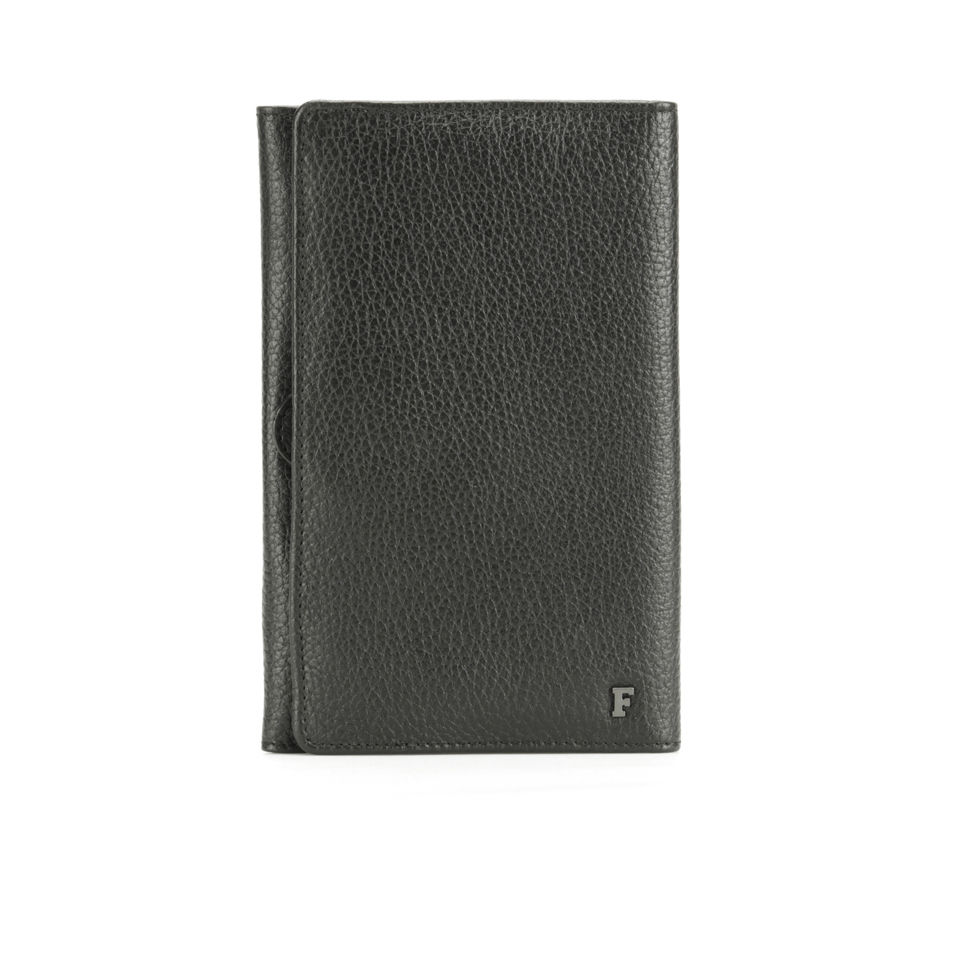 French Connection Men's Alvin Leather Formal Wallet - Black