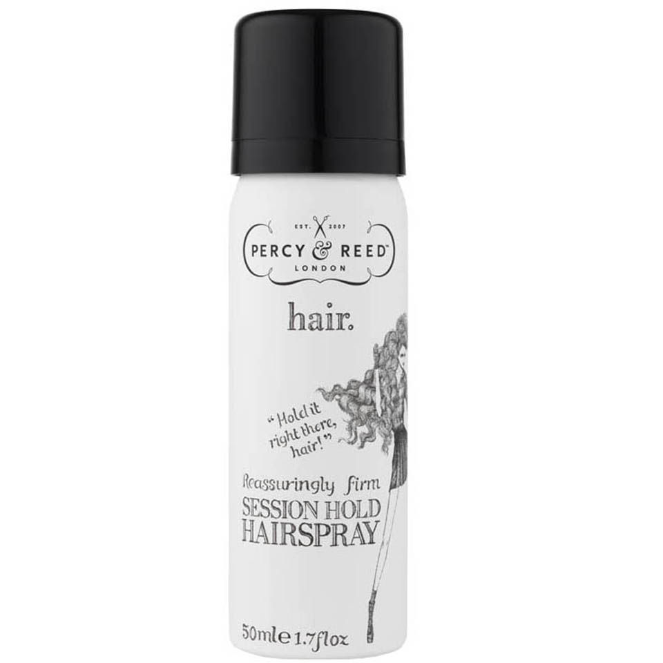 Percy and Reed Reassuringly Firm Session Hold Hairspray 50ml- free gift