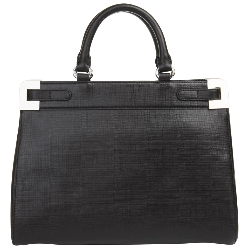 French connection leather tote bag with pouch outlet