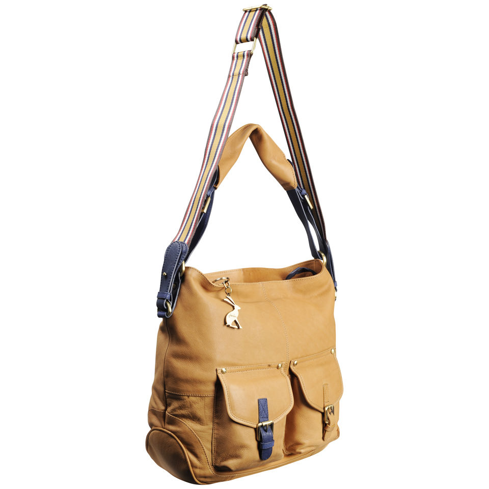 Joules Leycett Leather Bag  - Tan