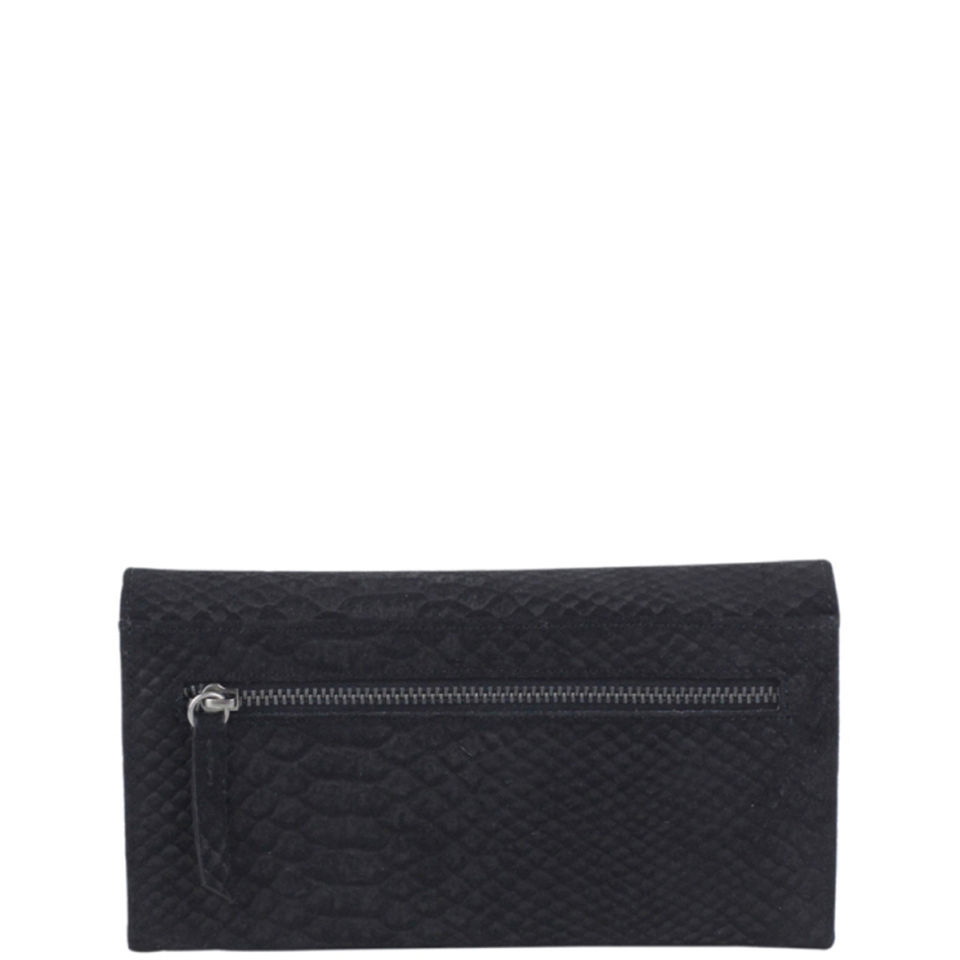 Markberg Marga Leather Purse - Black Snake