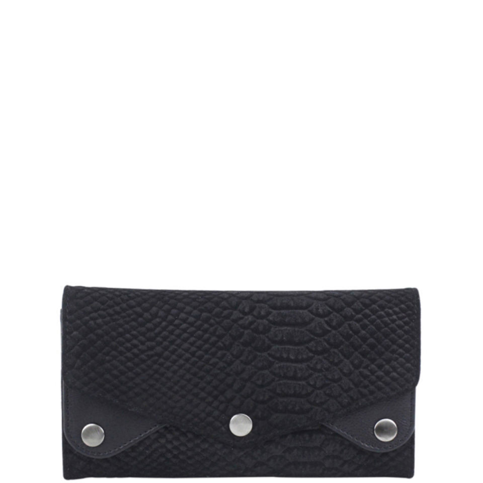 Markberg Marga Leather Purse - Black Snake