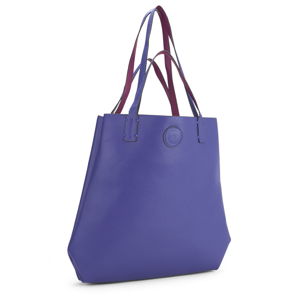 Kris-Ana Reversible Tote Bag - Cobalt/Raspberry
