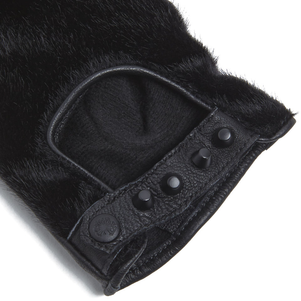 Maison Scotch Women's Pony Gloves - Black - S - Black