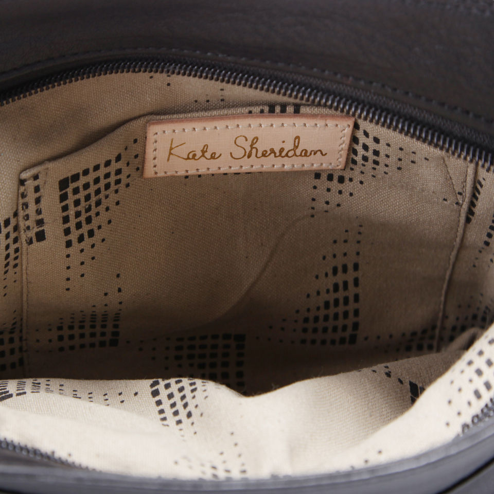 Kate Sheridan Muff Leather Bag - Black
