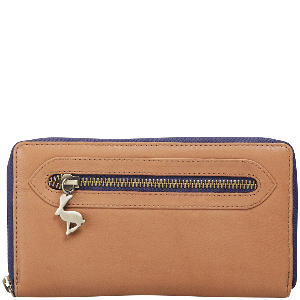 Joules Fairford Purse Tan Allsole