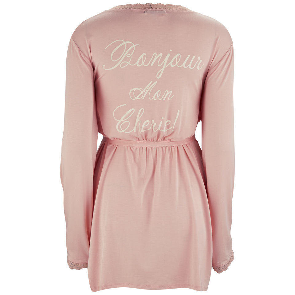 Wildfox Women's Classic Robe - Peach Peony