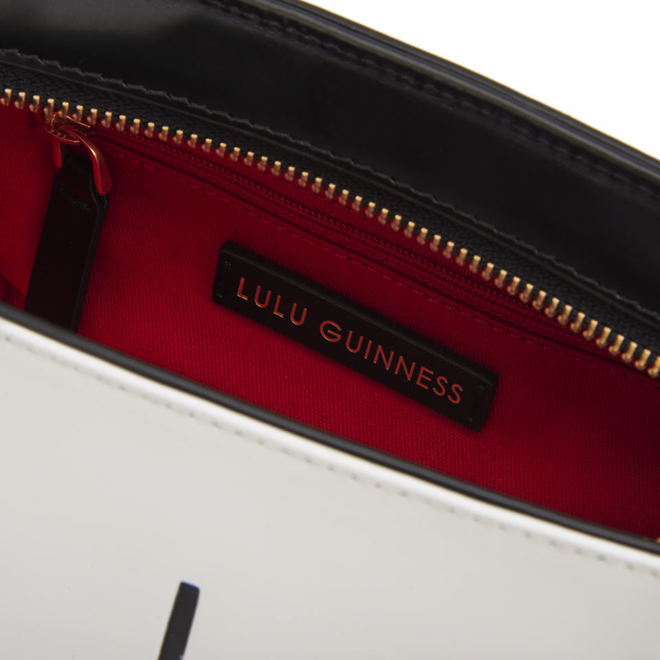 Lulu Guinness Women's Pixie New Face Cross Body -  Black & White