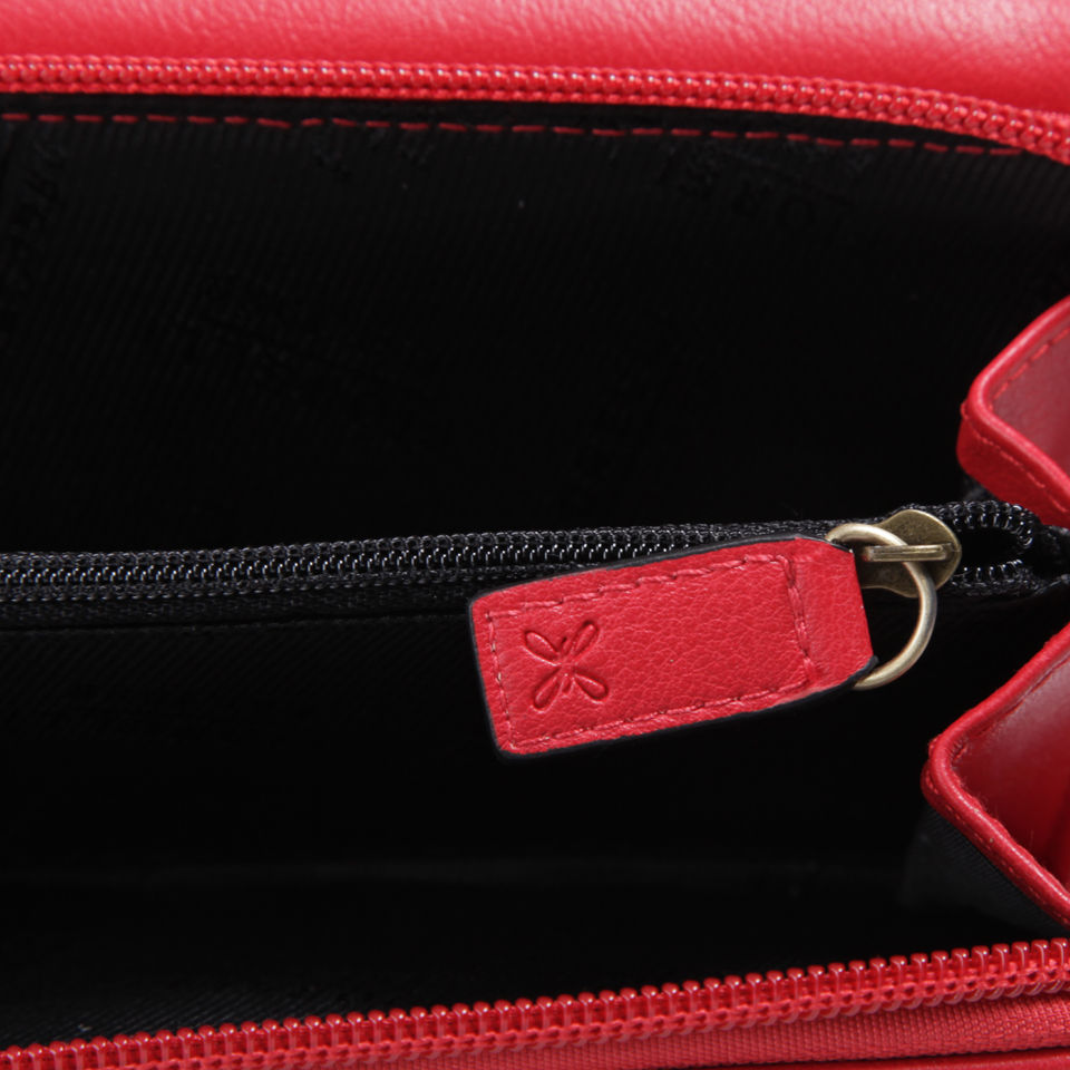 Fiorelli Emma Large Envelope Drop Down Purse Red