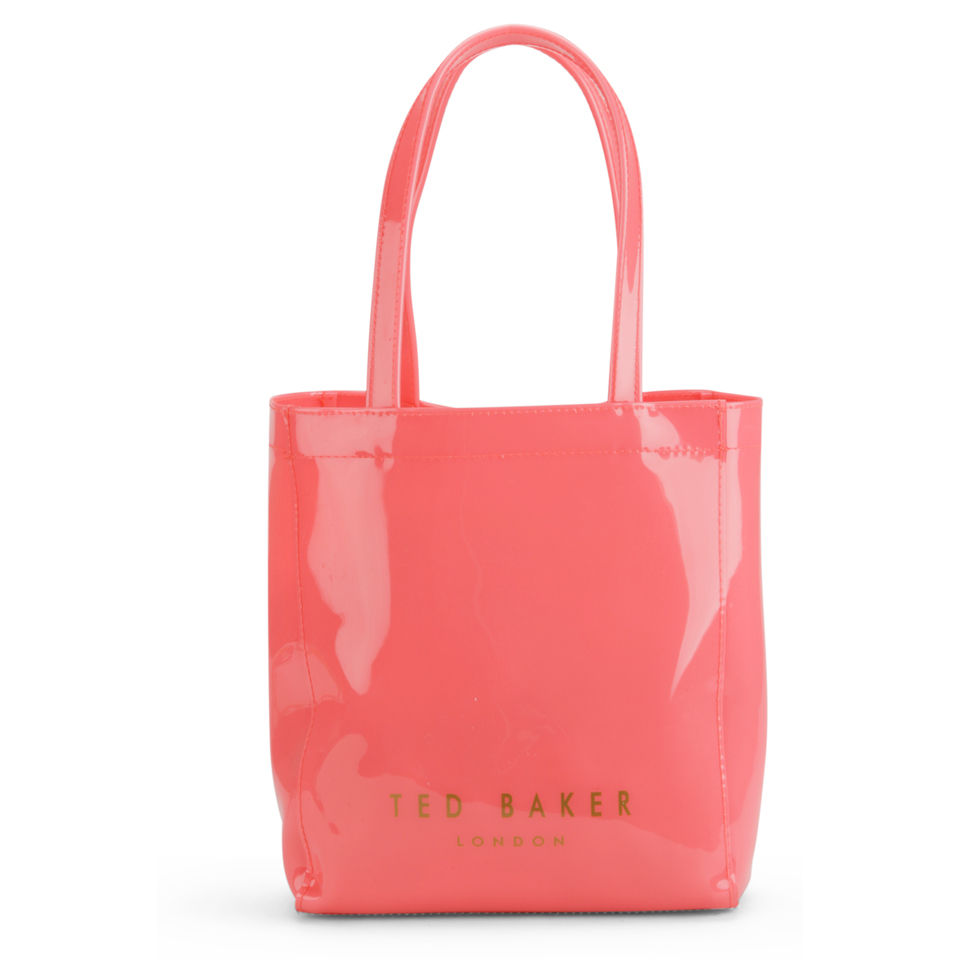 Ted Baker Women's Salcon Bow Plastic Small Tote Bag - Bright Pink