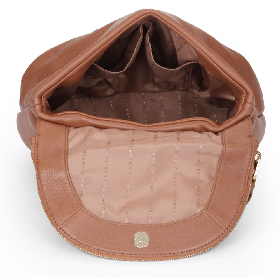 Marc by Marc Jacobs Classic Q Mariska Leather Backpack Smoked Almond Coggles