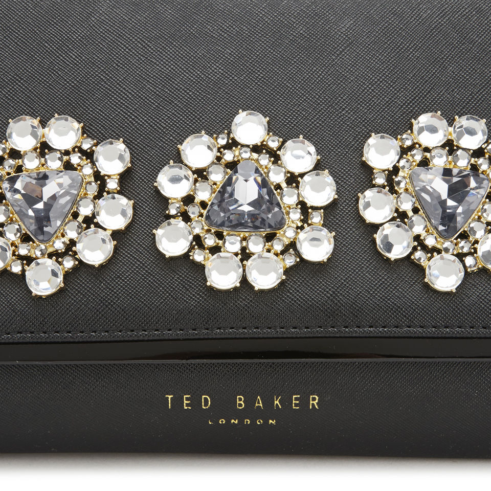 Ted Baker Gemirr Jewelled Oversized Clutch Bag - Black