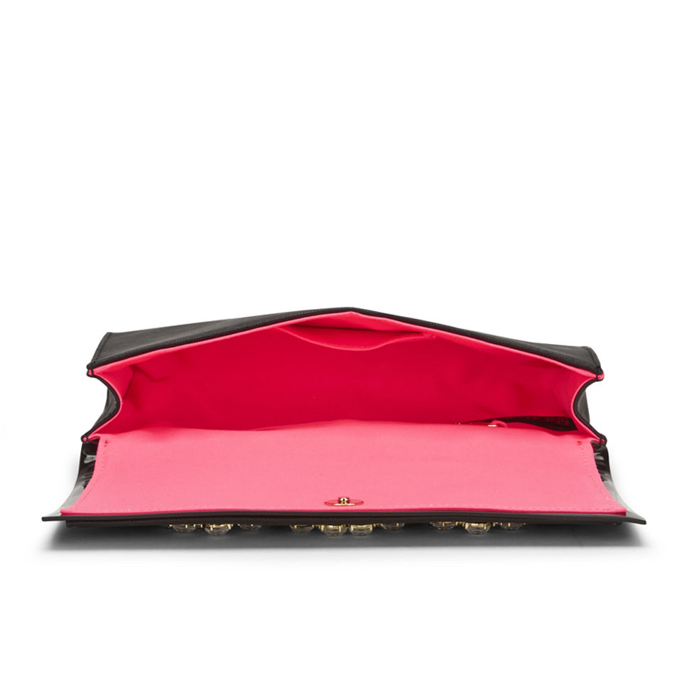 Ted Baker Gemirr Jewelled Oversized Clutch Bag - Black