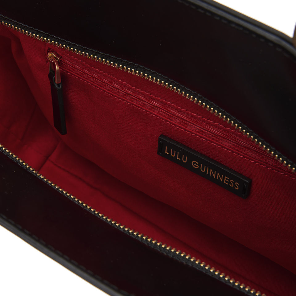 Lulu Guinness Women's Cesca New Face Tote Bag - Black & White