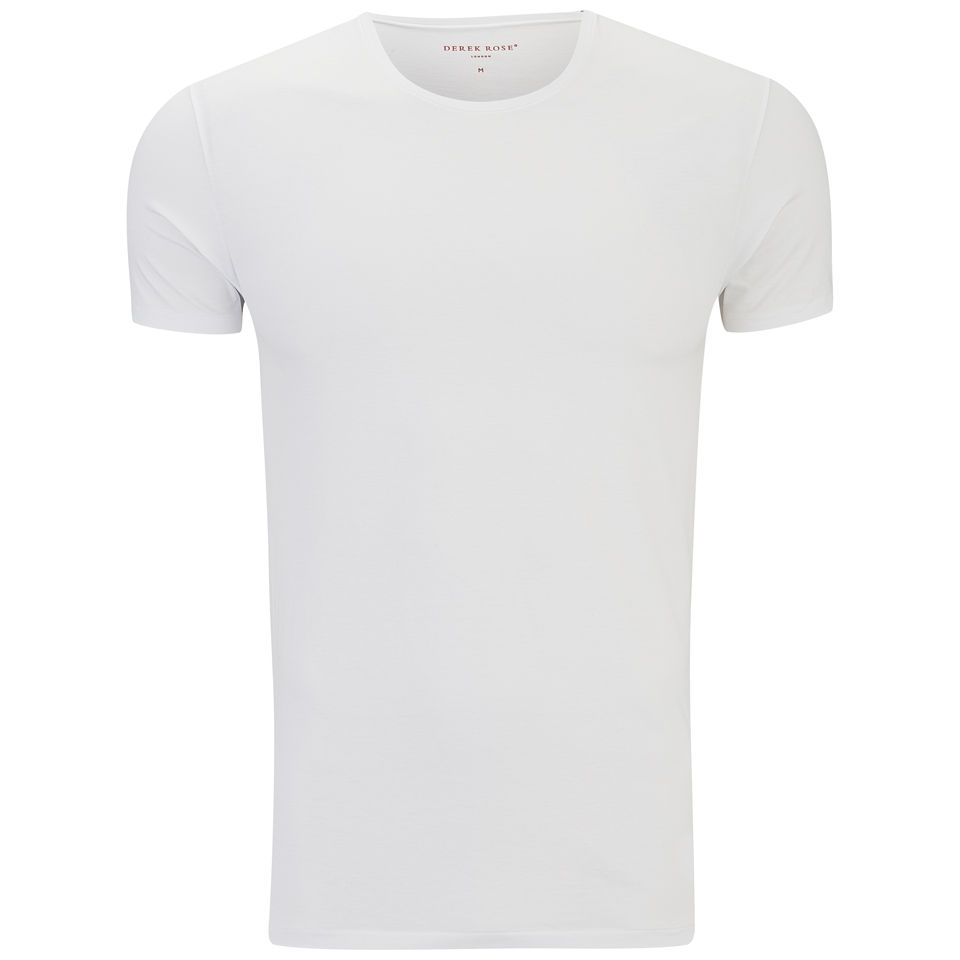 Derek Rose Men's Jack 1 Crew Neck T-Shirt - White