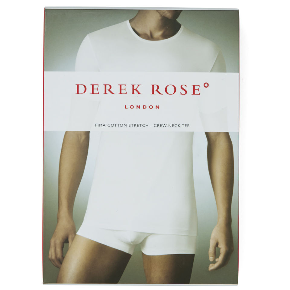 Derek Rose Men's Jack 1 Crew Neck T-Shirt - White