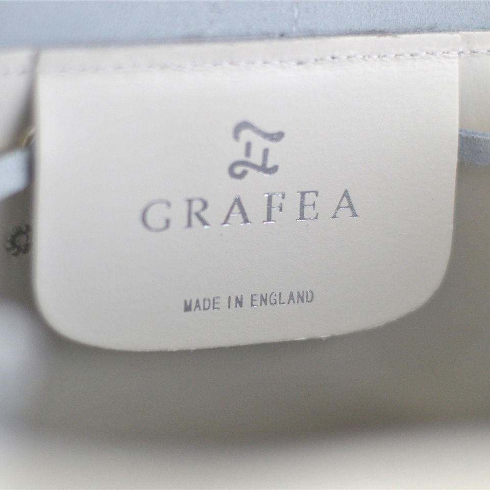 Grafea Piano Small Leather Rucksack - White/Black