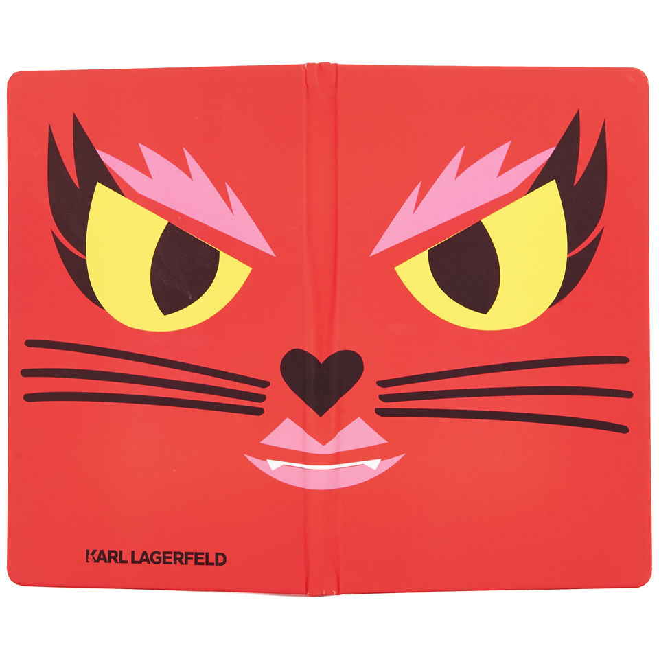 Karl Lagerfeld Women's Monster Notebook - Red