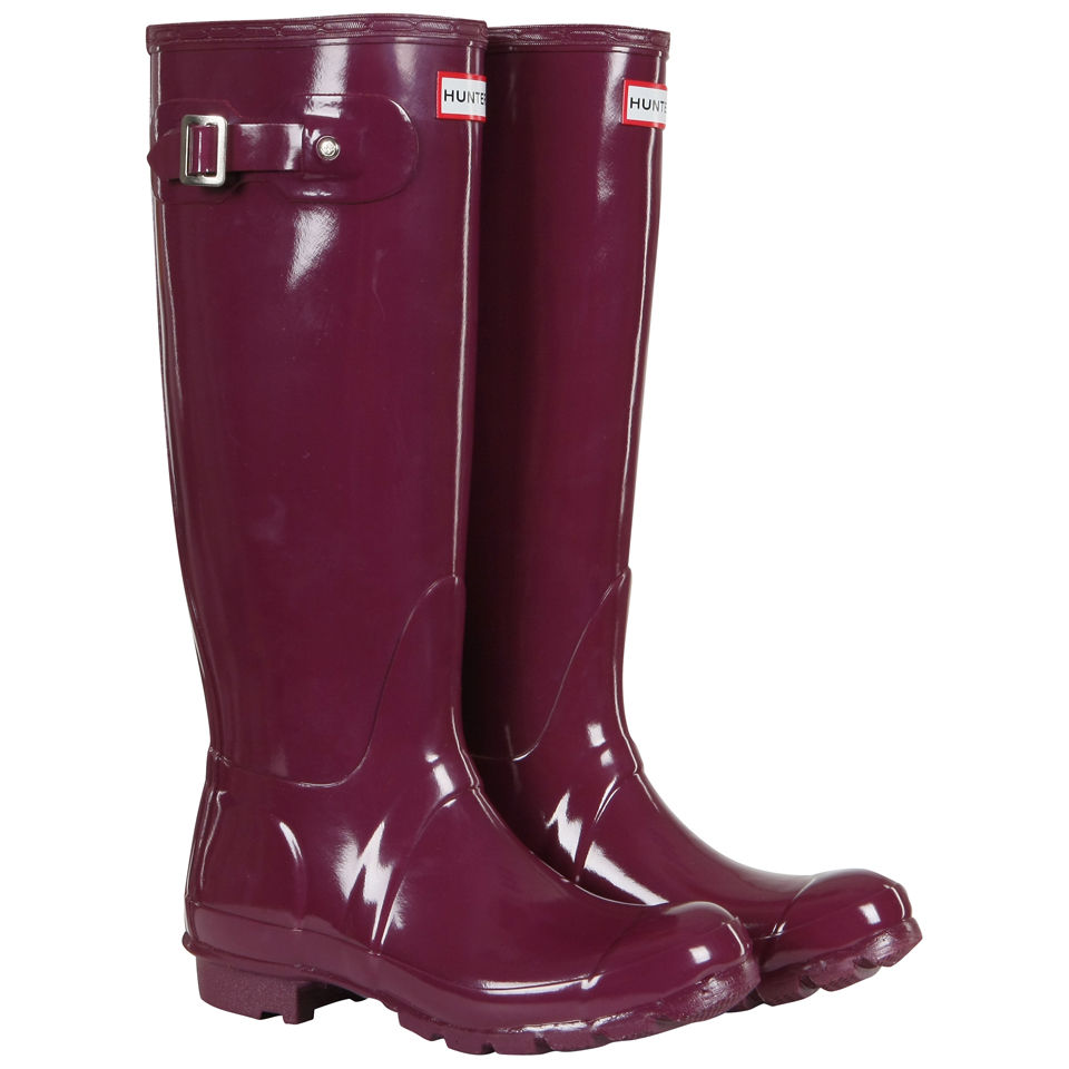 Hunter boots violet gloss hot sale