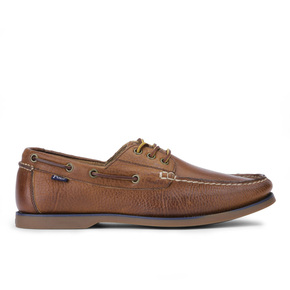 Polo ralph lauren bienne tumbled leather boat shoes shop