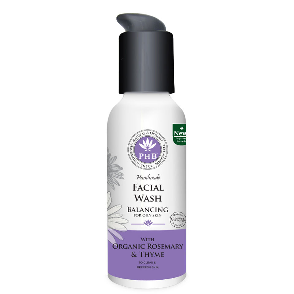 PHB Ethical Beauty Balancing Facial Wash with Organic Rosemary & Thyme