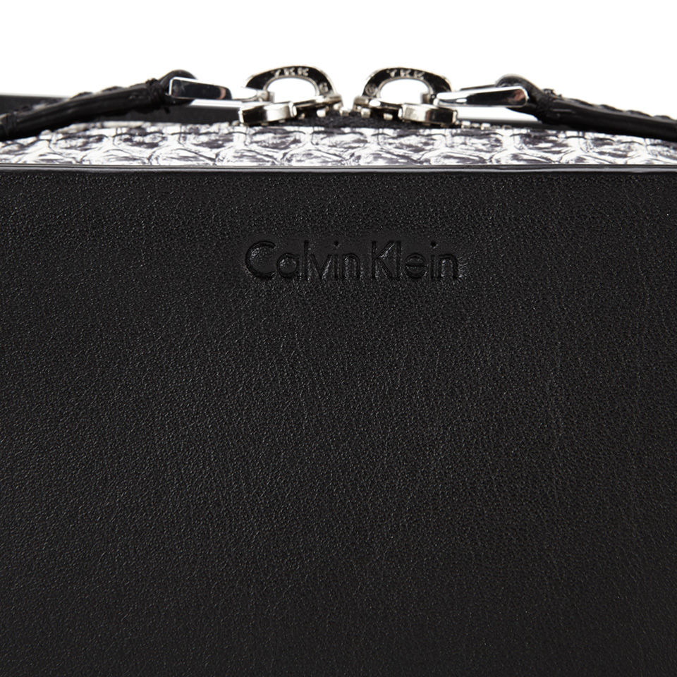 Calvin Klein Women's Bea Snake Mini Crossbody Bag - Black/White