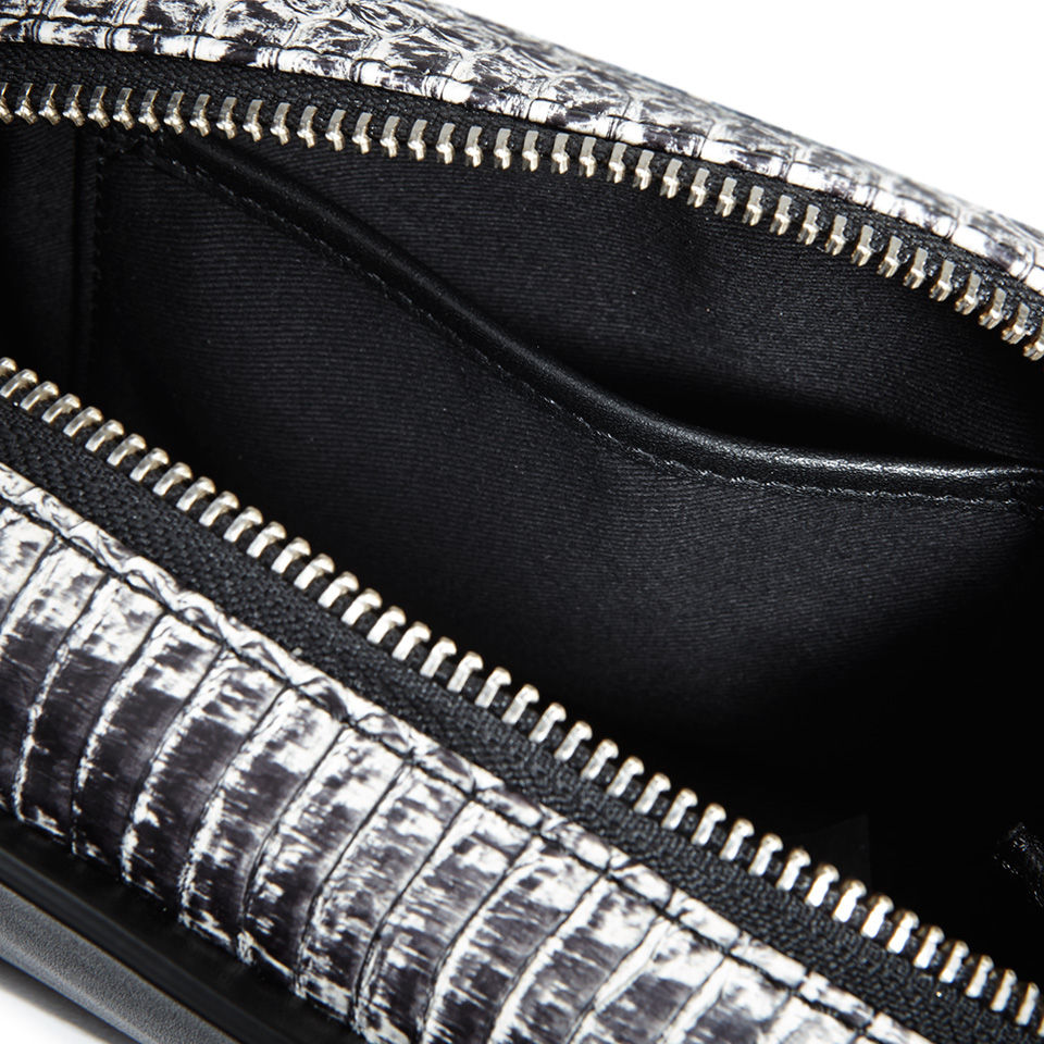 Calvin Klein Women's Bea Snake Mini Crossbody Bag - Black/White