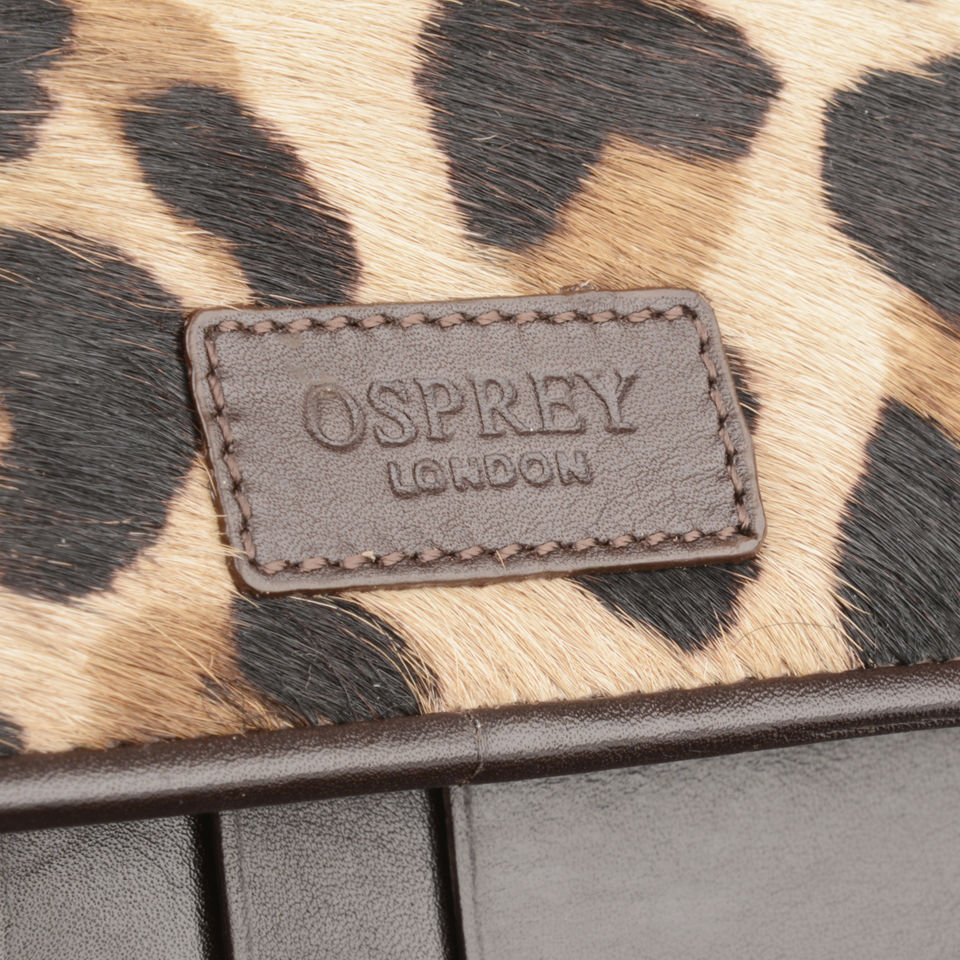 OSPREY LONDON Medium Regal Safari Print Purse - Jaguar
