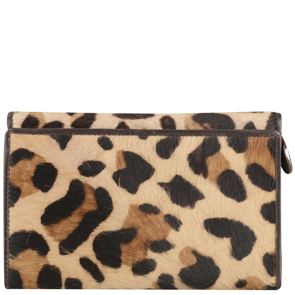 OSPREY LONDON Medium Regal Safari Print Purse - Jaguar