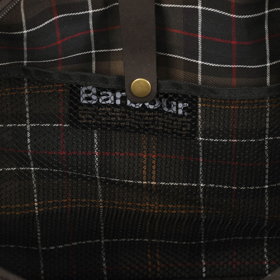 Barbour Waxed Leather Briefcase