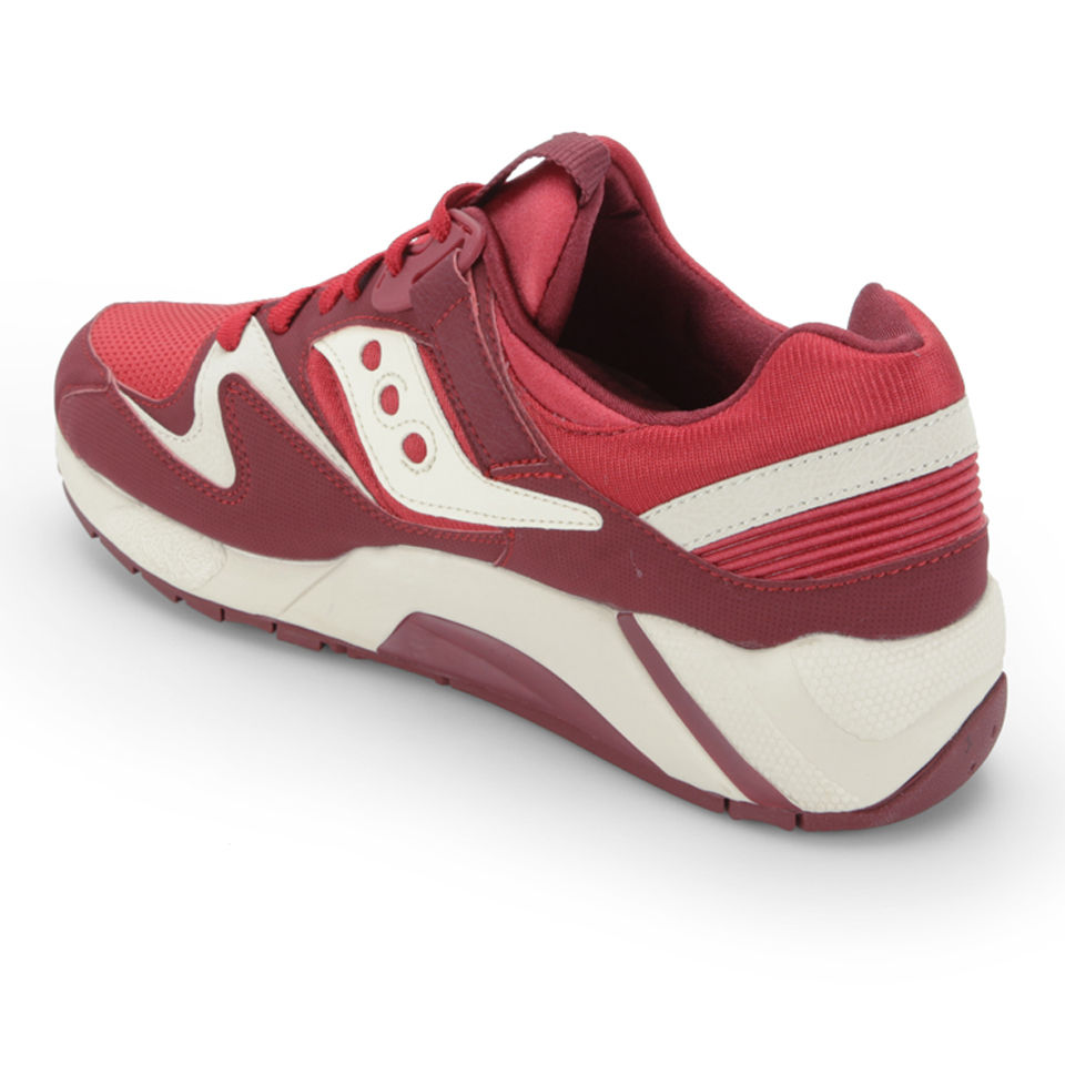 Saucony unterbezahlten Store Grid 9000 Maroon