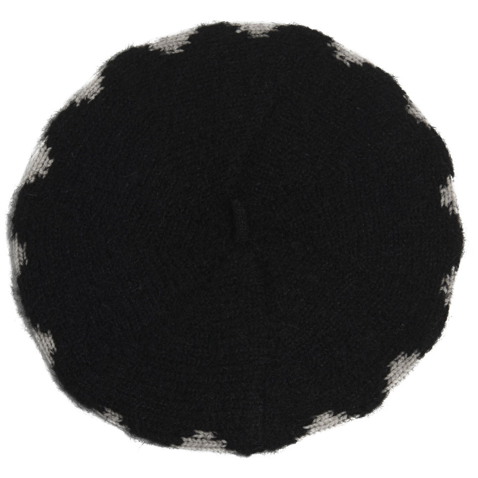 Orla Kiely Women's Merino Wool Beret Hat - Black