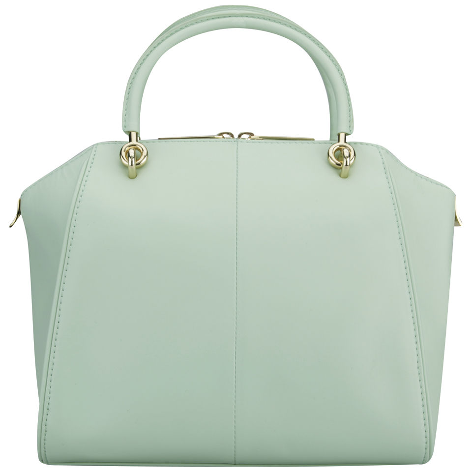 Ted Baker Bandook Slim Bow Small Leather Wing Tote Bag - Pale Green