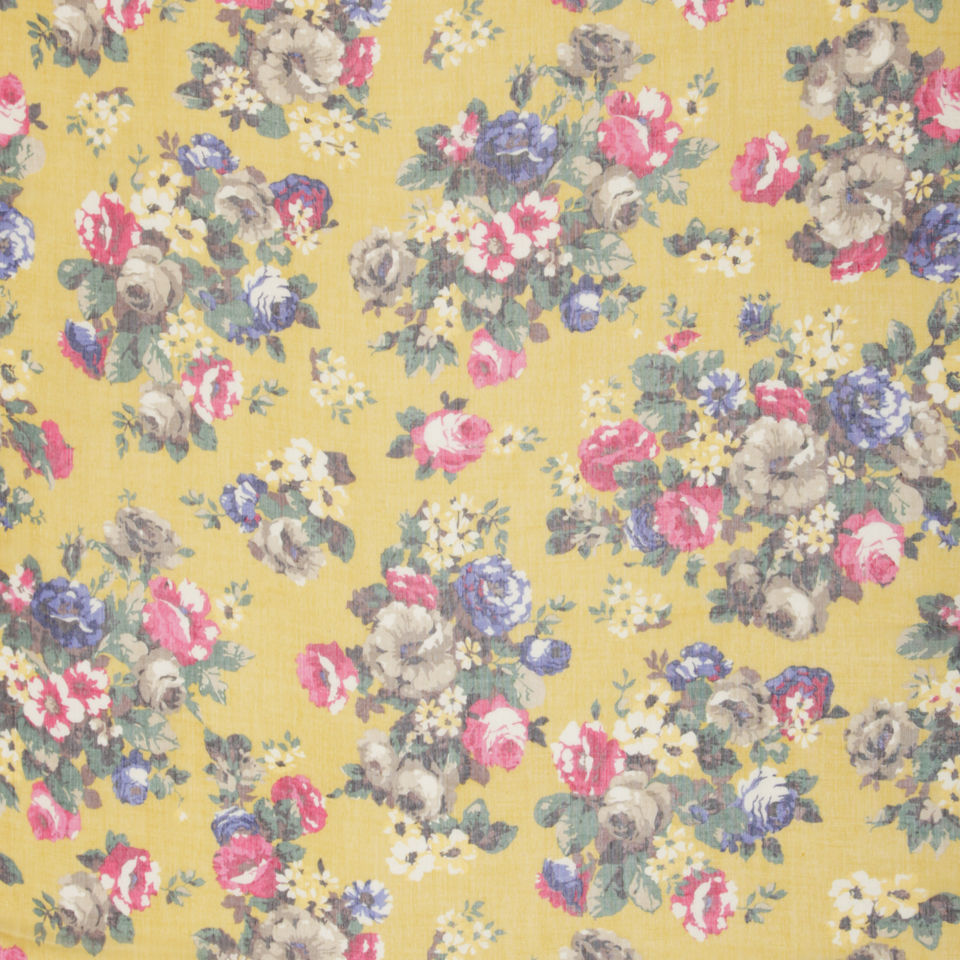 Joules Wensley Scarf - Caramel Floral