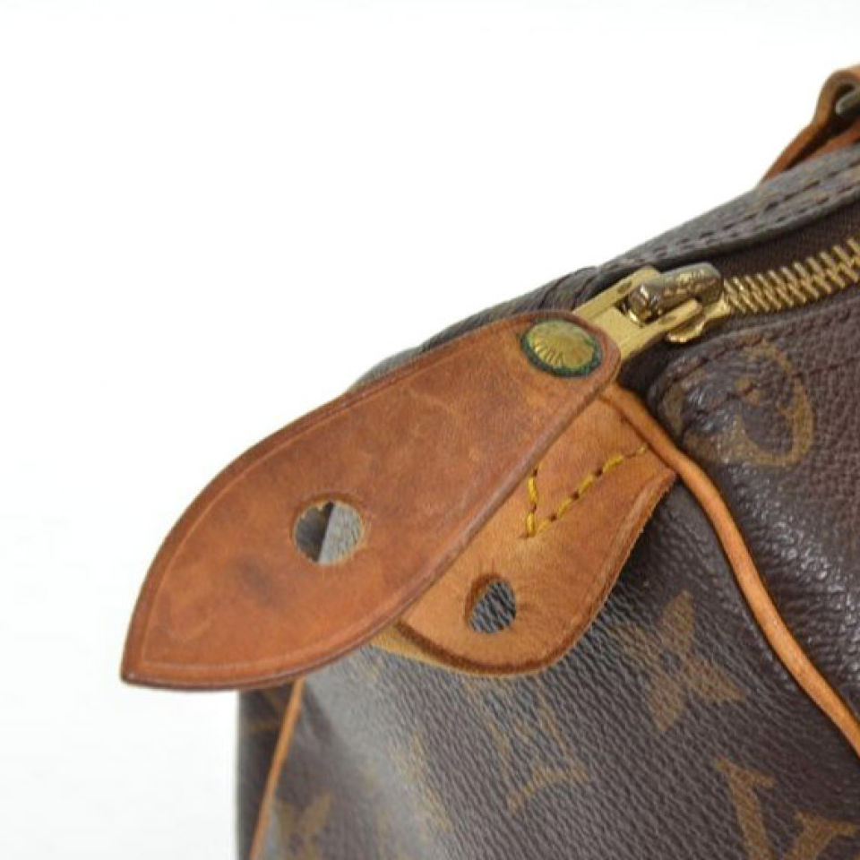 Louis Vuitton Vintage Canvas Speedy 25 City Bag