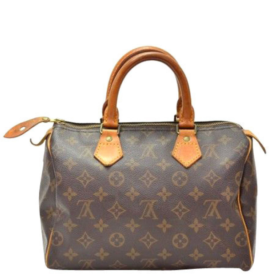 Louis Vuitton Vintage Canvas Speedy 25 City Bag