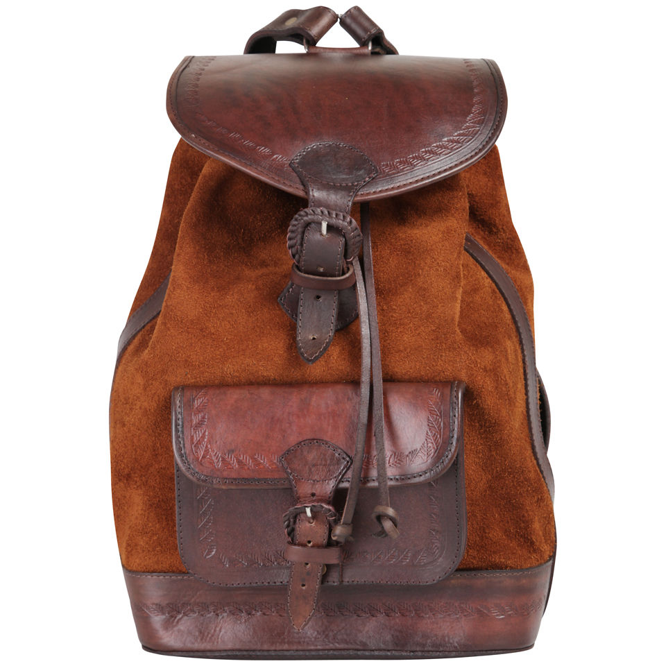 Beara Beara Bamba Leather Backpack - Mustard
