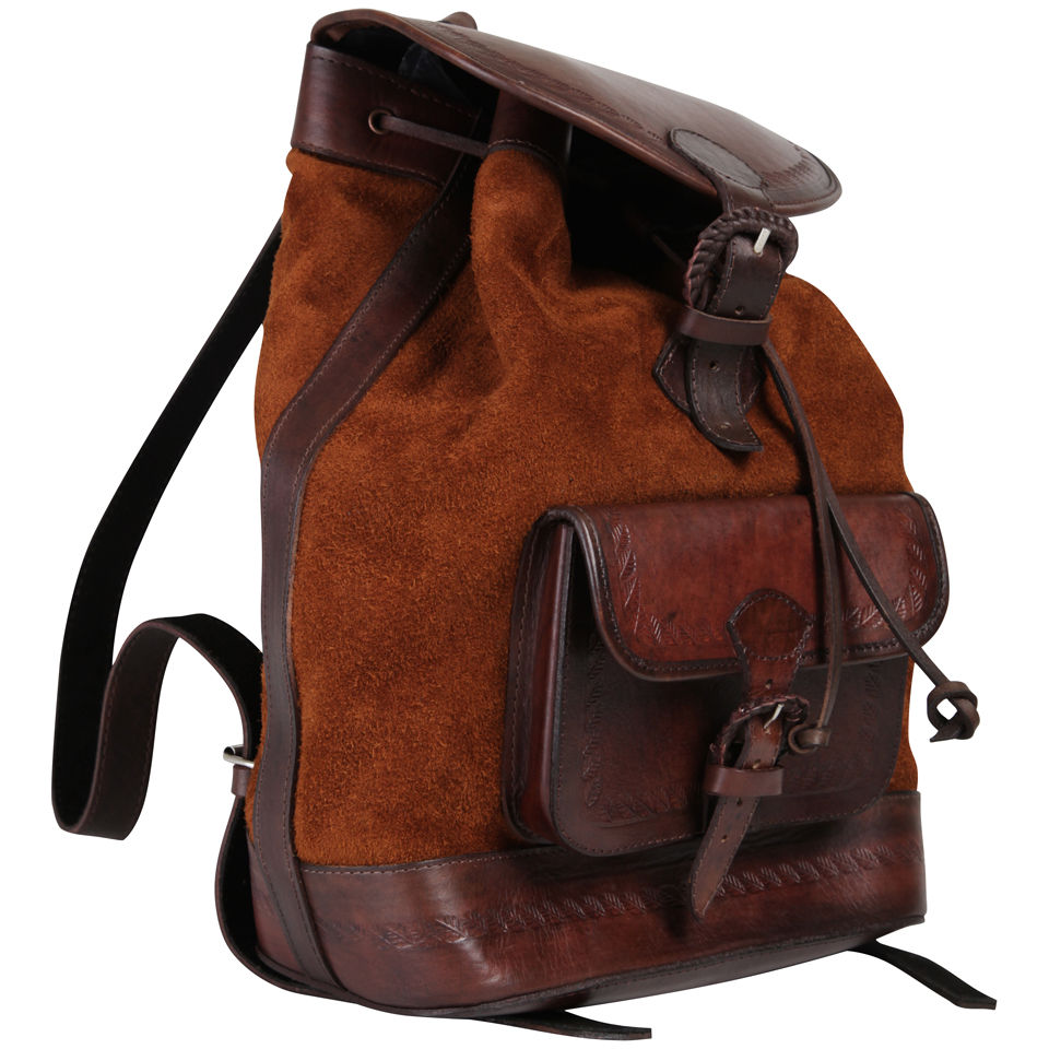 Beara Beara Bamba Leather Backpack - Mustard