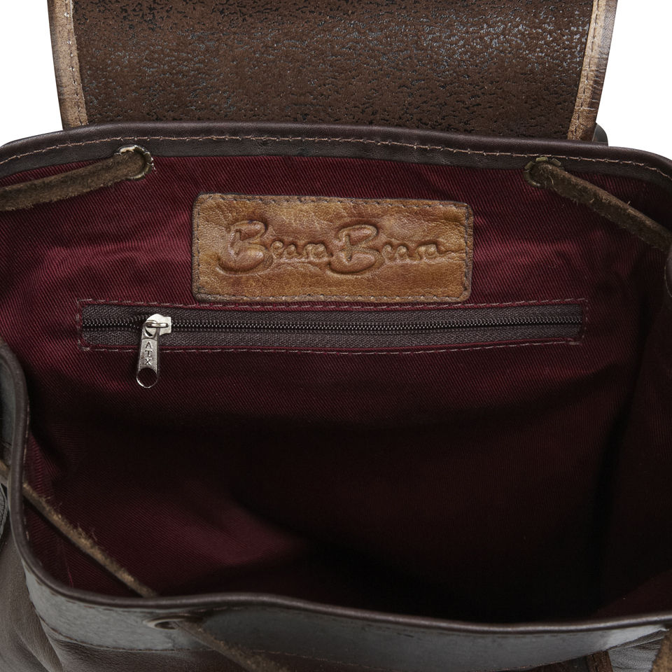 Beara Beara Mya Small Leather Backpack - Brown