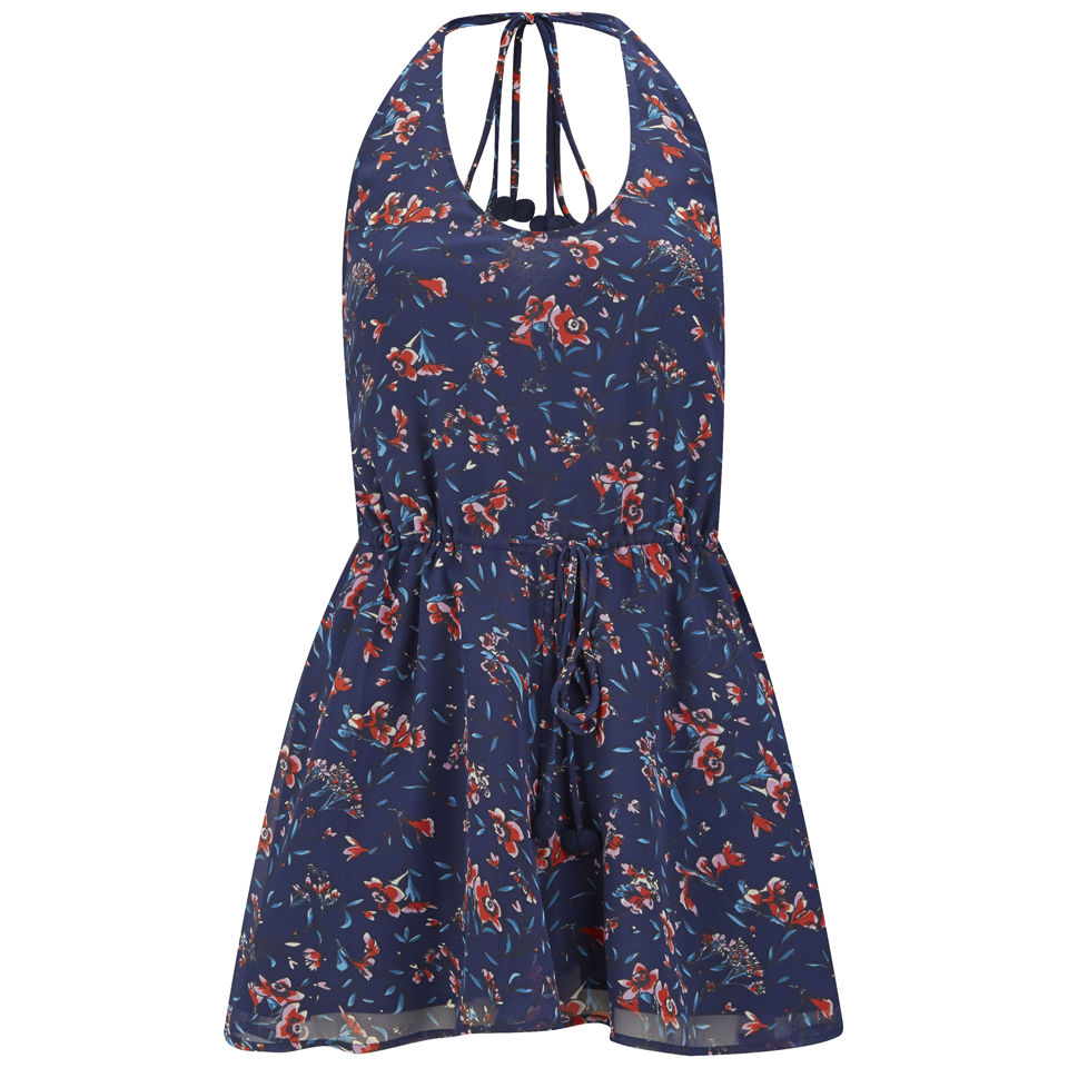 French Connection Women's Andreanna Beach Playsuit - Blue Pint