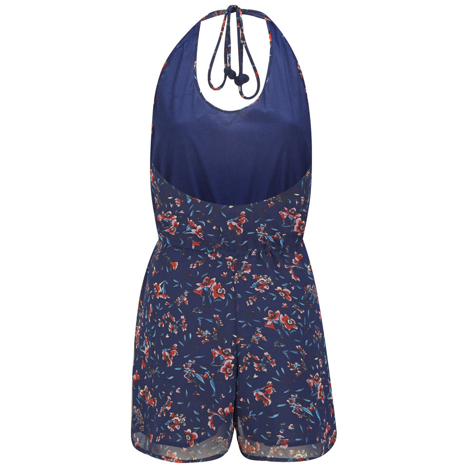 French Connection Women's Andreanna Beach Playsuit - Blue Pint