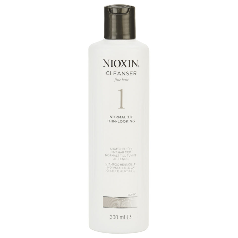 NIOXIN System 1 Cleanser Shampoo for Normal to Fine Natural Hair (300ml)