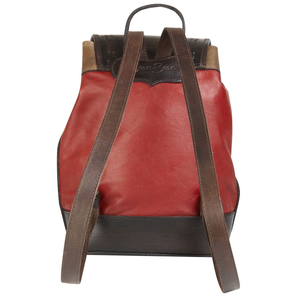 Beara Beara Mya Small Leather Backpack - Dark Red