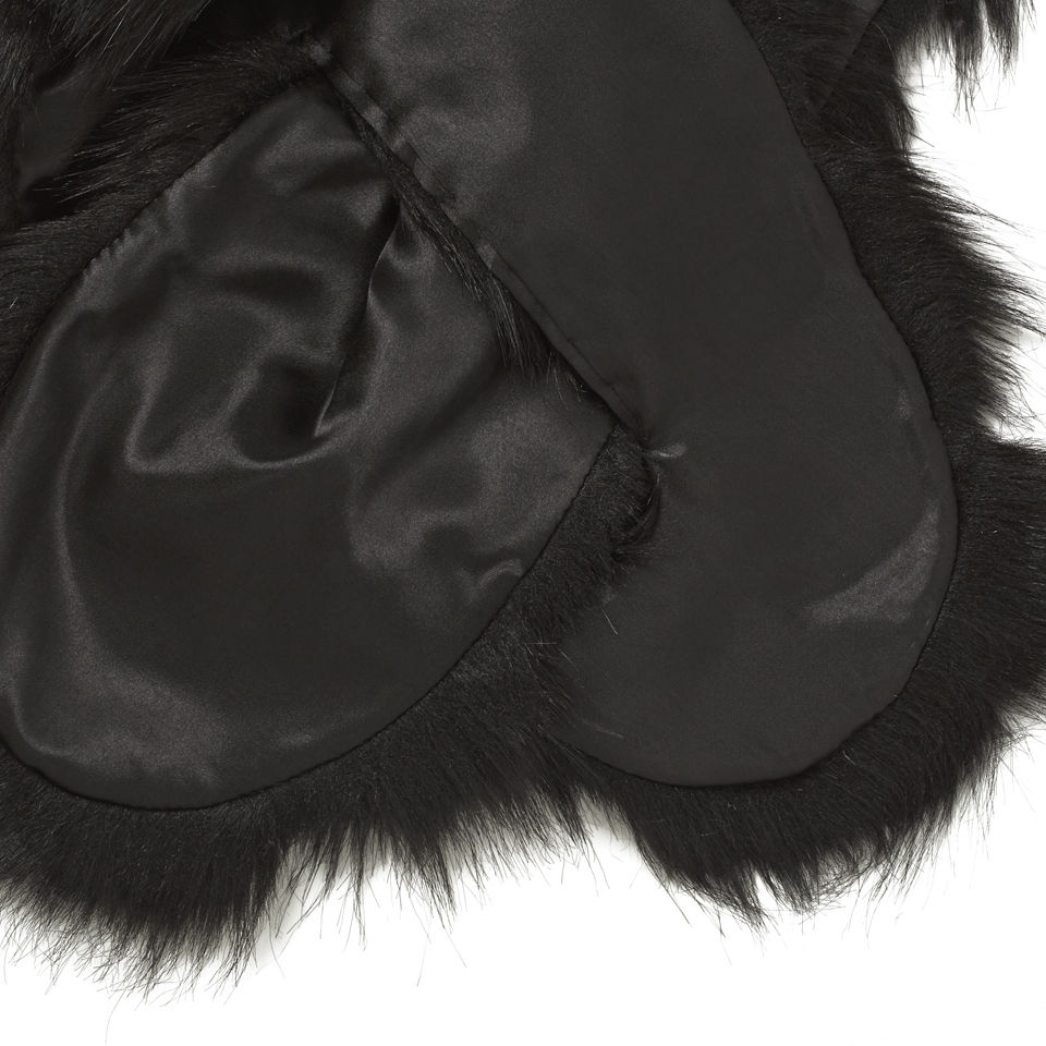 Unreal Fur Women's Furocious Thread Through Scarf - Black