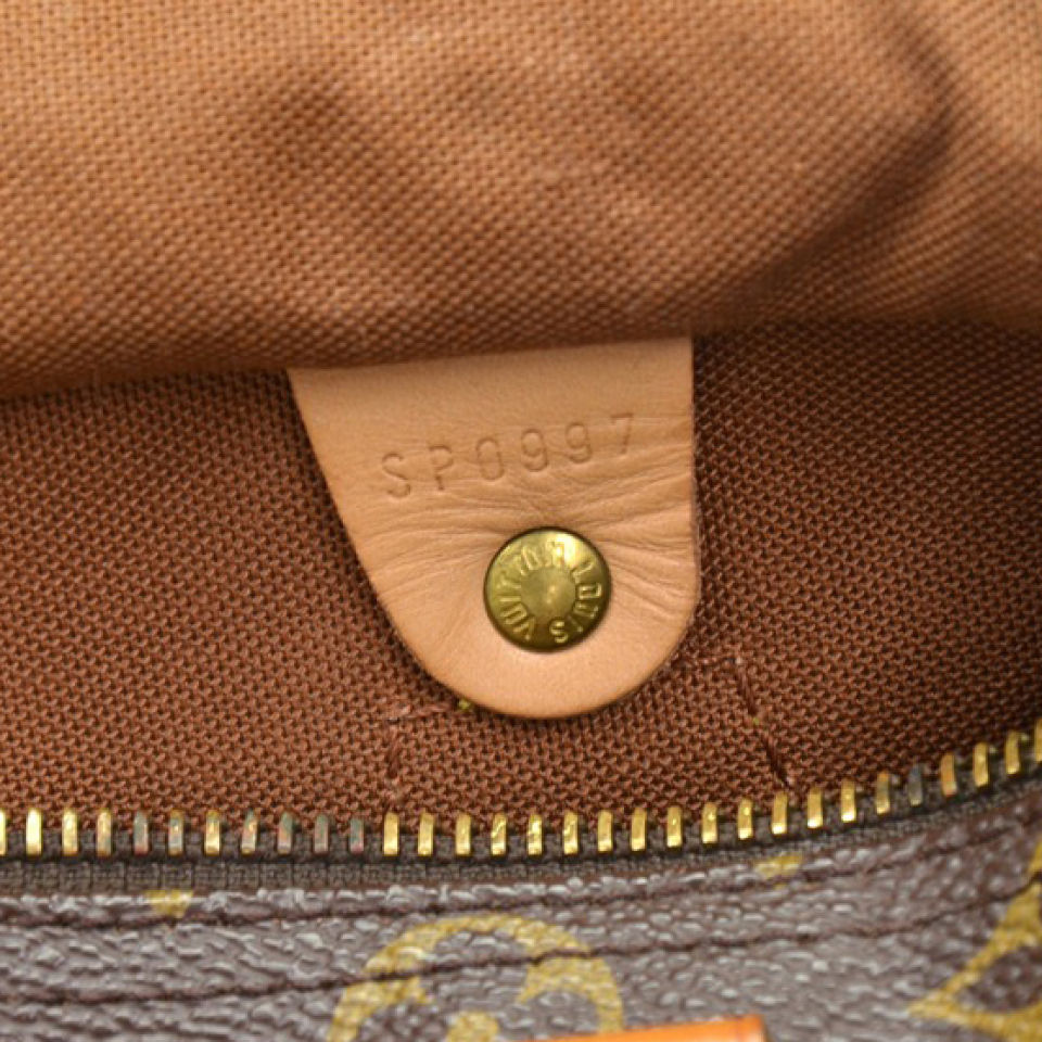 Louis Vuitton Vintage Canvas Speedy 25 City Bag