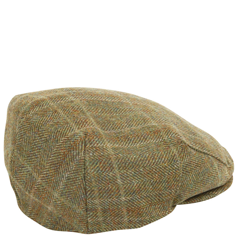 Barbour Men s Crieff Cap Olive Mixed Herringbone