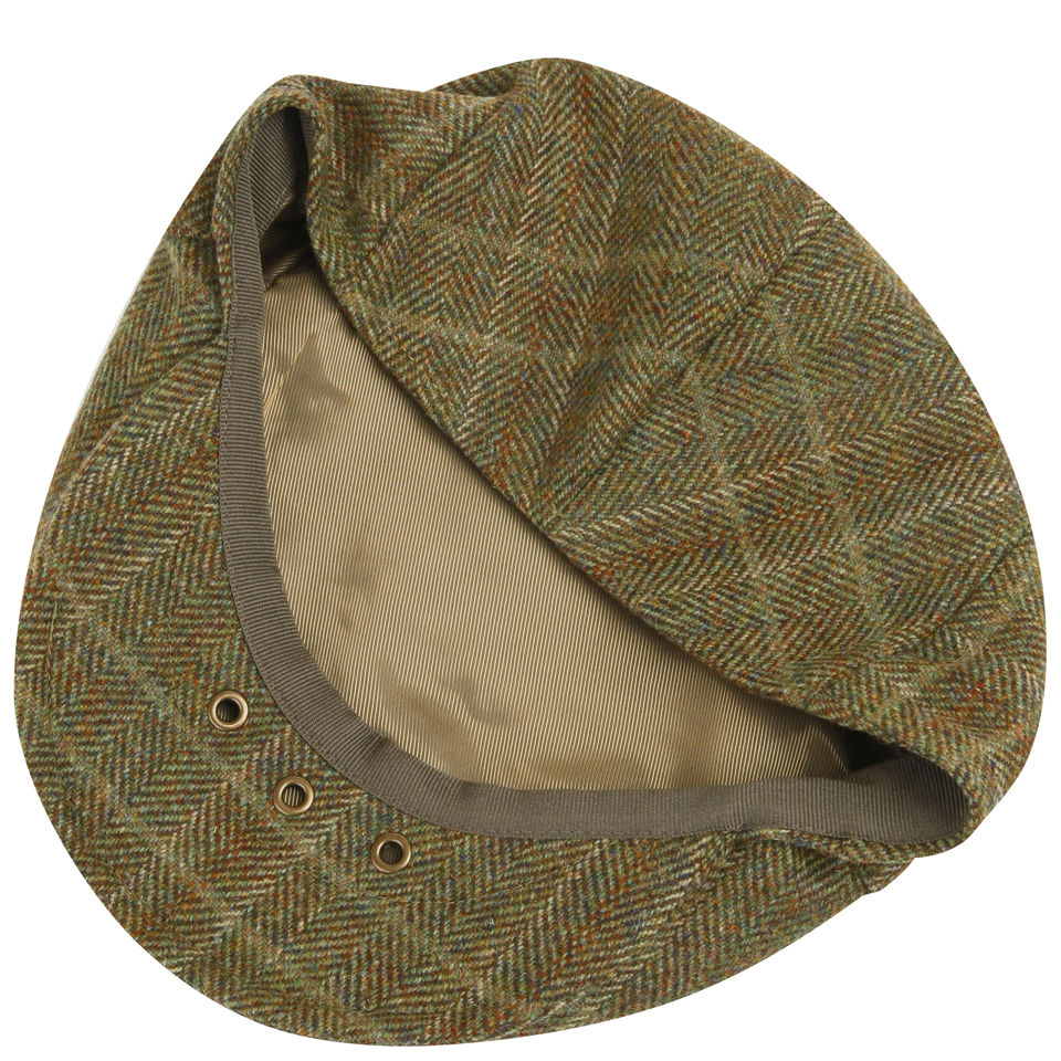Barbour Men s Crieff Cap Olive Mixed Herringbone